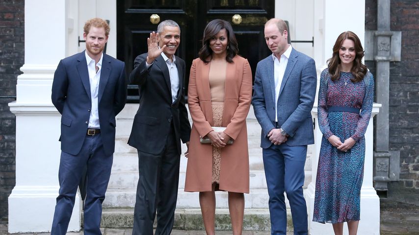 Prinz Harry, Prinz William, Barack Obama, Michelle Obama und Kate Middleton