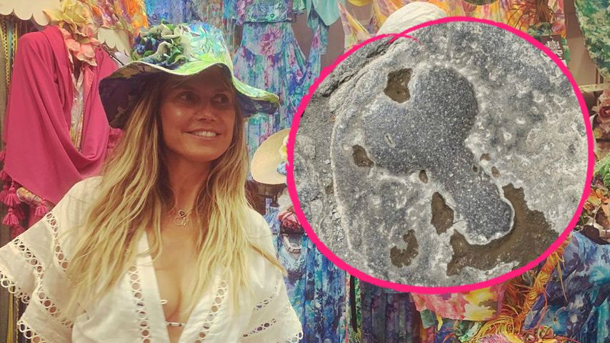 Bildungsstunde: Heidi Klum postet Penis-Foto aus Pompeji