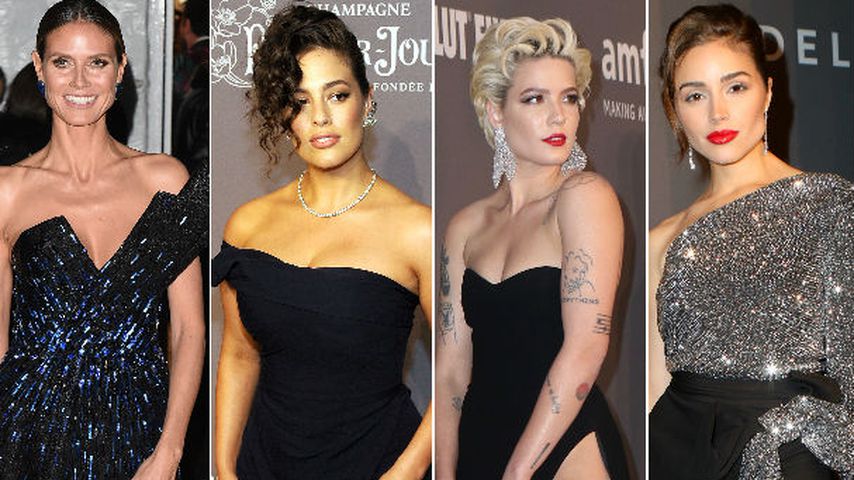Bein- & Schlüppi-Blitzer: Heidi, Ashley & Co. bei amfAR-Gala