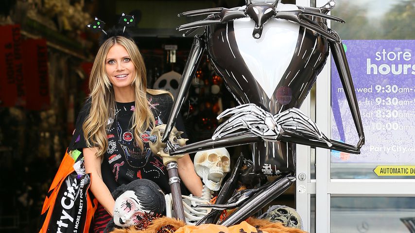 Wilde Halloween-Einkäufe: Heidi Klum im Grusel-Fieber!