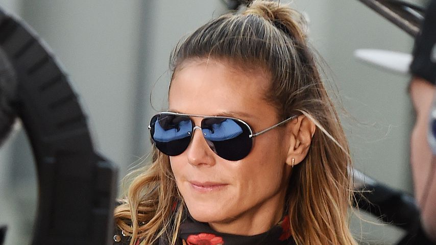 Heidi Klum am Set von "Germany's next Topmodel"