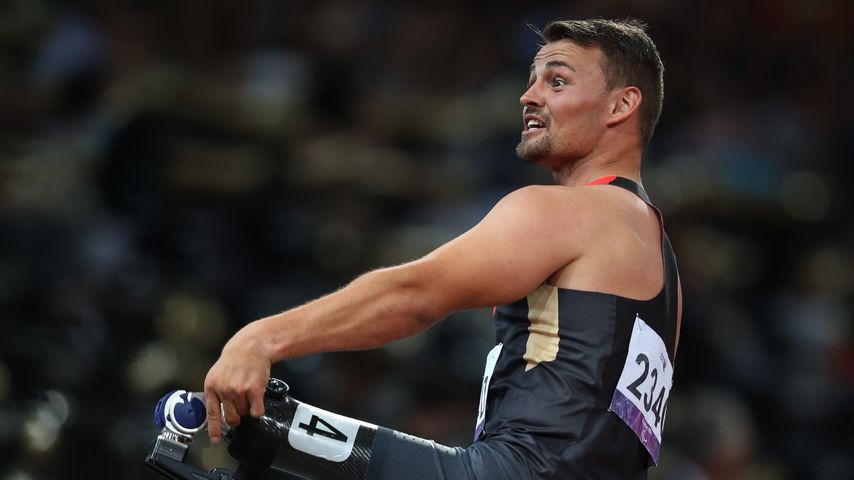 Heinrich Popow beim Finale der Herren bei den Paralympics 2012
