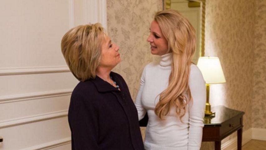 Britney Spears und Hilary Clinton