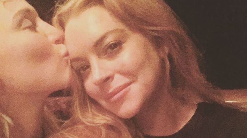 Hofit Golan (l.) und Lindsay Lohan (r.) auf Korsika