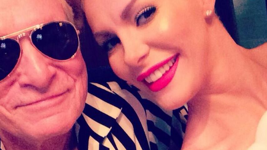 Hugh Hefner und Crystal Harris