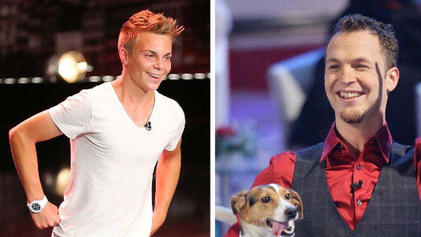 Yvo Antoni und Lukas Prathscker beim "Supertalent"