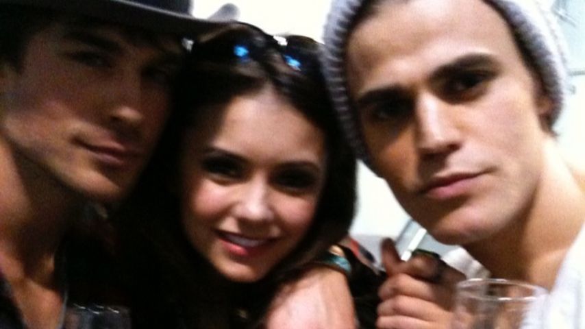 Ian Somerhalder, Nina Dobrev und Paul Wesley