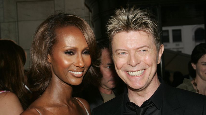 Iman Abdulmajid und David Bowie bei den CFDA Awards
