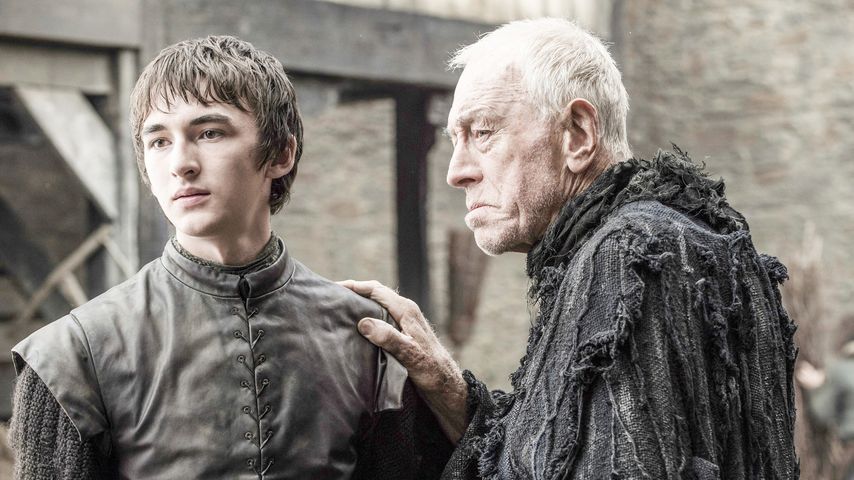 Isaac Hempstead Wright und Max von Sydow bei GoT