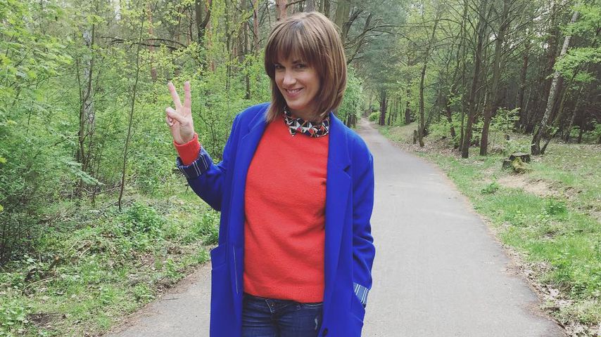 Isabell Horn nach der Geburts von Ella