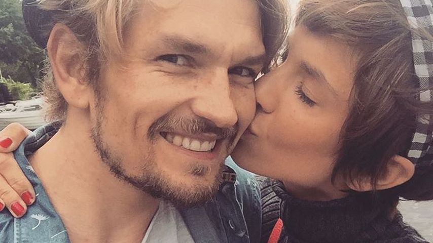 Isabell Horn und ihr Freund Jens Ackermann glücklich