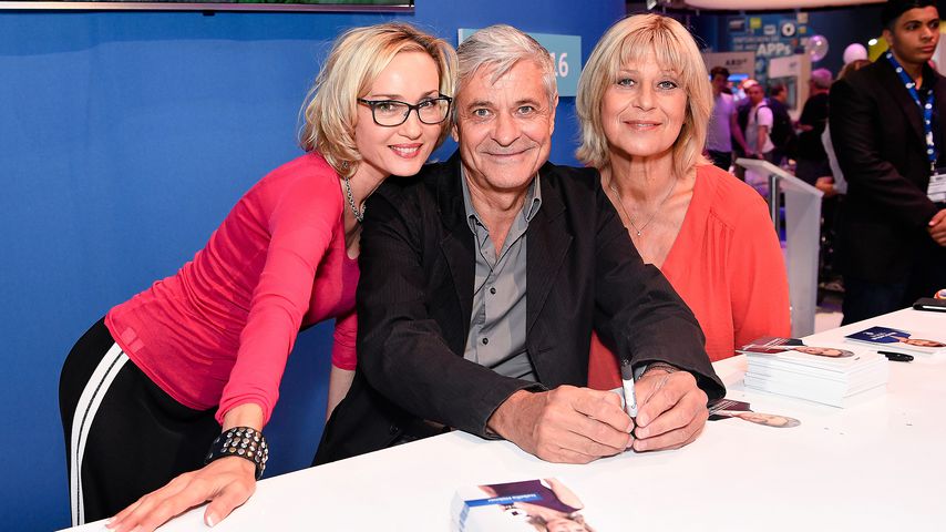 Isabella Hübner, Dietrich Adam und Mona Seefried (v.l.) bei der IFA 2016 in Berlin