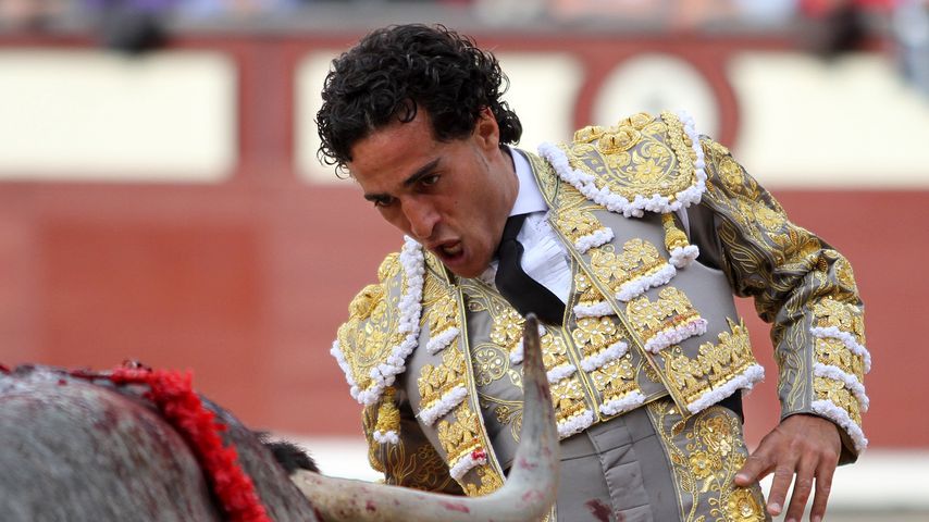 Ivan Fandiño bei einem Stierkampf in Madrid 2015