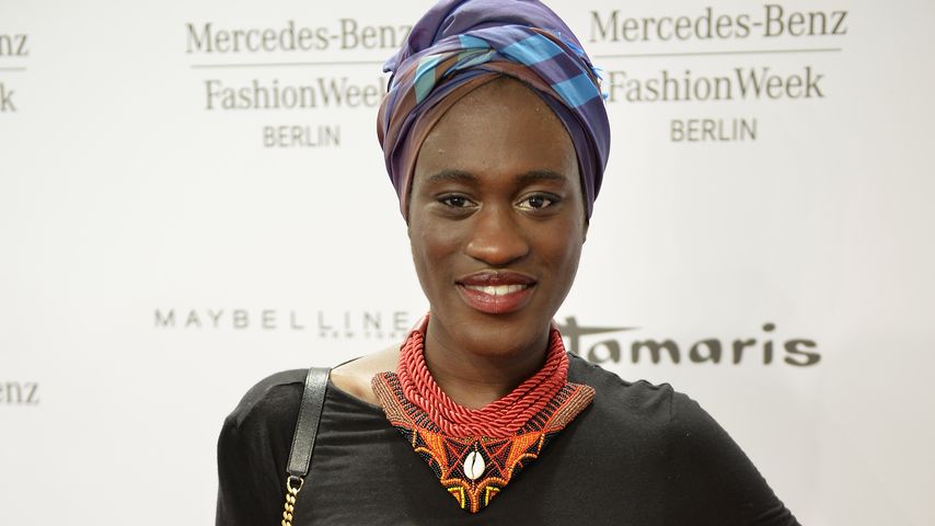 Ivy Quainoo bei der Mercedes-Benz Fashion Week 2015