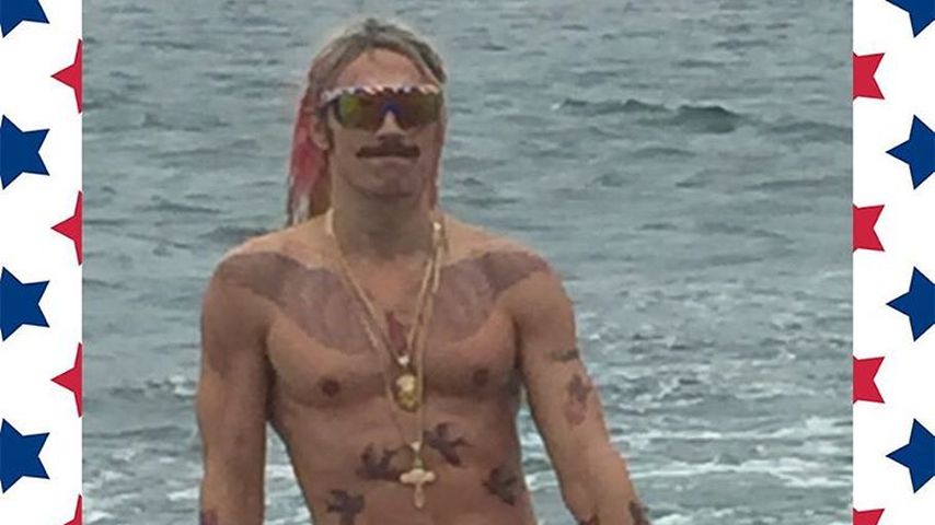 James Franco bei einem Videodreh