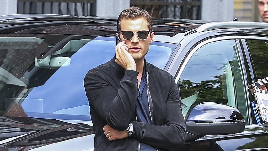 Jamie Dornan am Set von "Fifty Shades Freed"