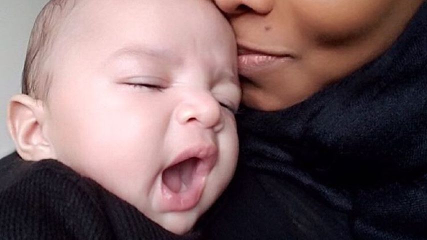 Janet Jackson mit Baby Eissa