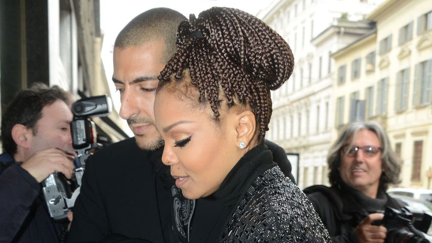 Janet Jackson und Wissam Al Mana im Februar 2013 in Mailand