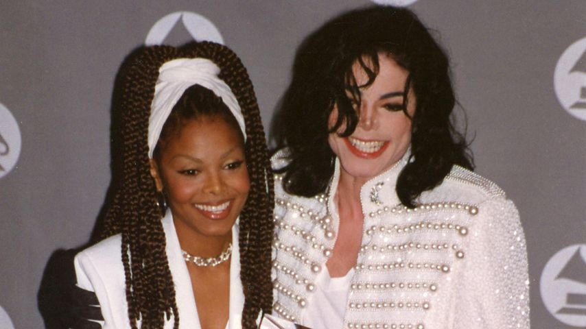 Janet und Michael Jackson 1993 bei den Grammys in New York