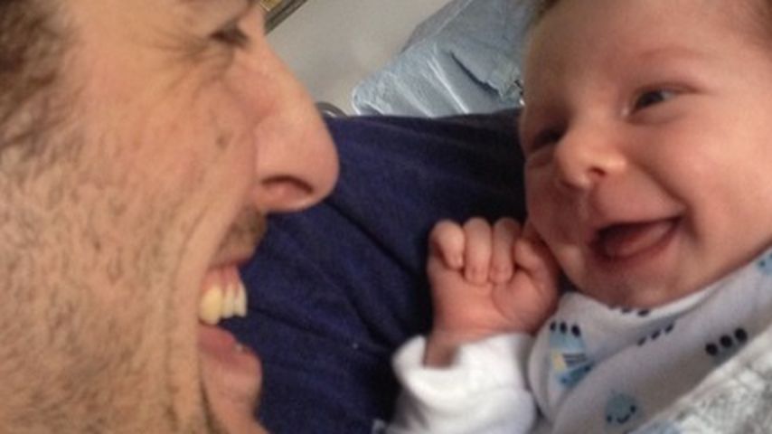 Jason Biggs mit seinem Sohn Sid