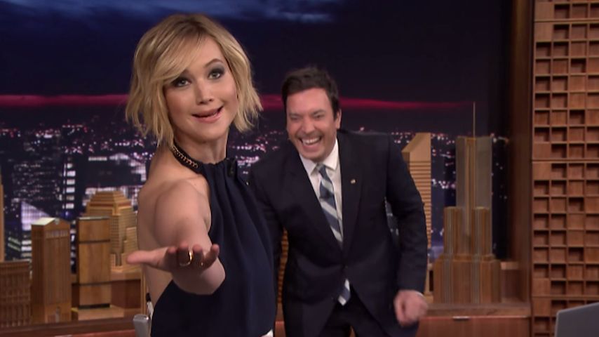 Jimmy Fallon und Jennifer Lawrence