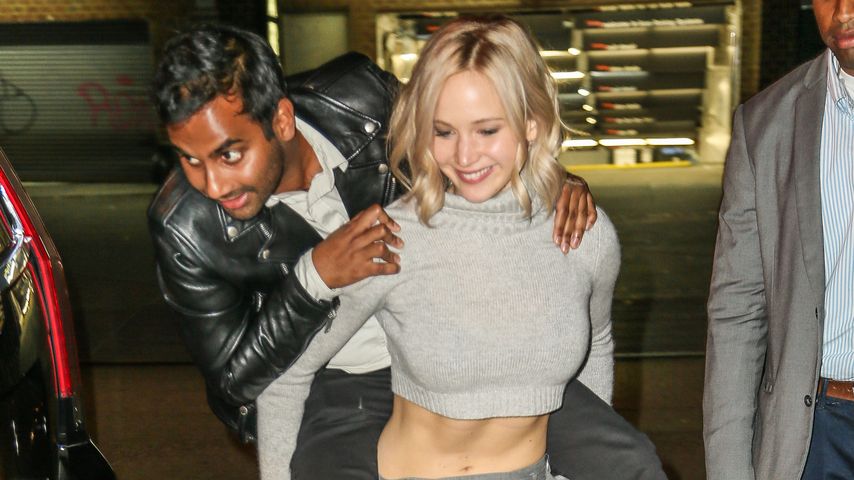 Aziz Ansari und Jennifer Lawrence