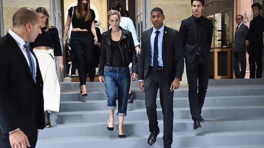 Jennifer Lawrence auf der Paris Fashion Week