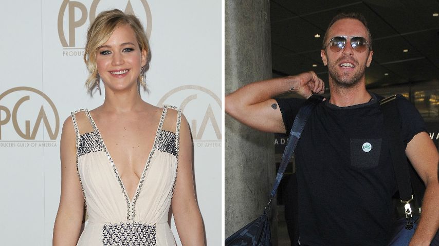 Jennifer Lawrence und Chris Martin