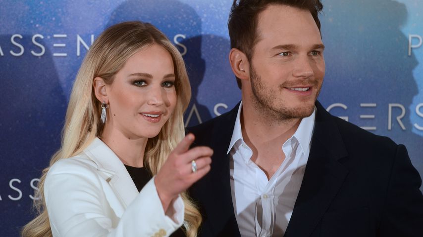 Jennifer Lawrence und Chris Pratt in Madrid