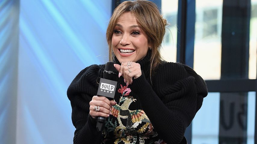 Jennifer Lopez bei einem Gespräch in New York 2017