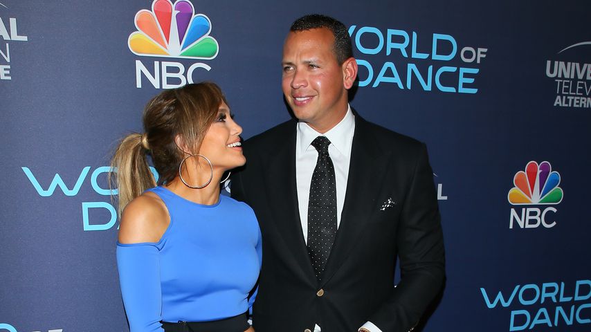 Jennifer Lopez und Alex Rodriguez bei einem Event