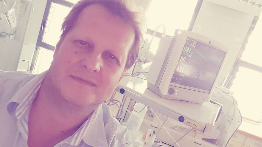 Jens Büchner im Krankenhaus