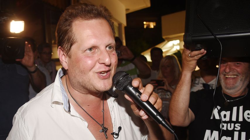 Jens Büchner beim Polterabend in Krümels Stadl