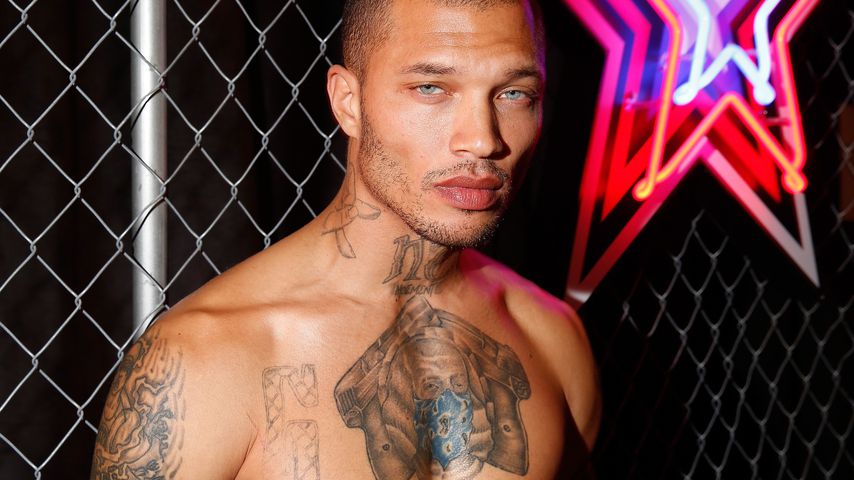 Jeremy Meeks bei der Fashion-Show von Philipp Plein in New York