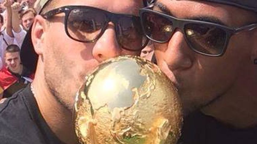 Lukas Podolski und Jérôme Boateng
