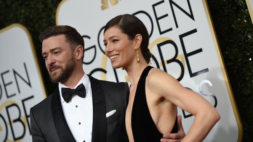 Jessica Biel und Justin Timberlake bei den 74. Golden Globes in Los Angeles