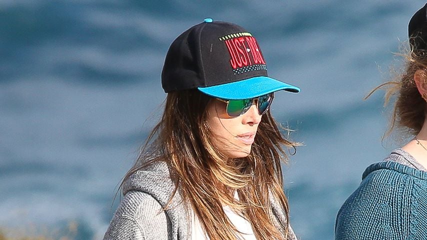 Jessica Biel am Strand