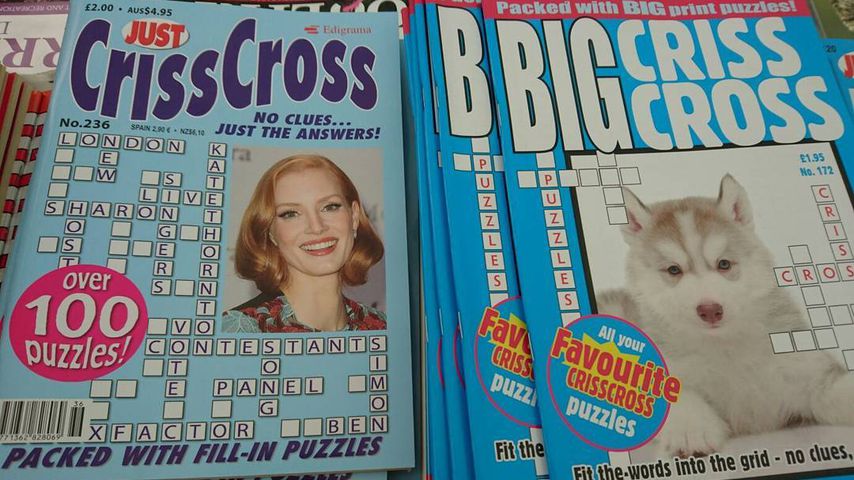 Jessica Chastain im englischen Kreuzworträtsel