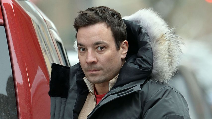 Jimmy Fallon an seinem Wohnsitz in Mannhatten