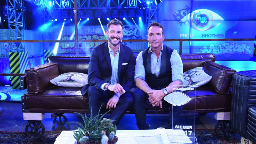 Das "Promi Big Brother"-Moderatoren-Duo Jochen Schropp und Jochen Bendel