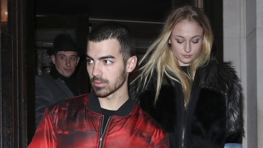 Joe Jonas und Sophie Turner nach einem Besuch im 34 Mayfair in London