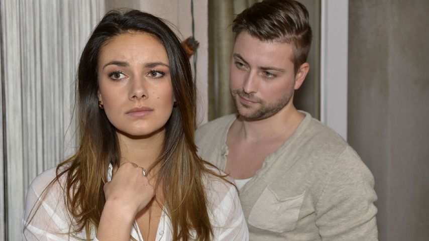 Janina Uhse und Felix von Jascheroff bei GZSZ
