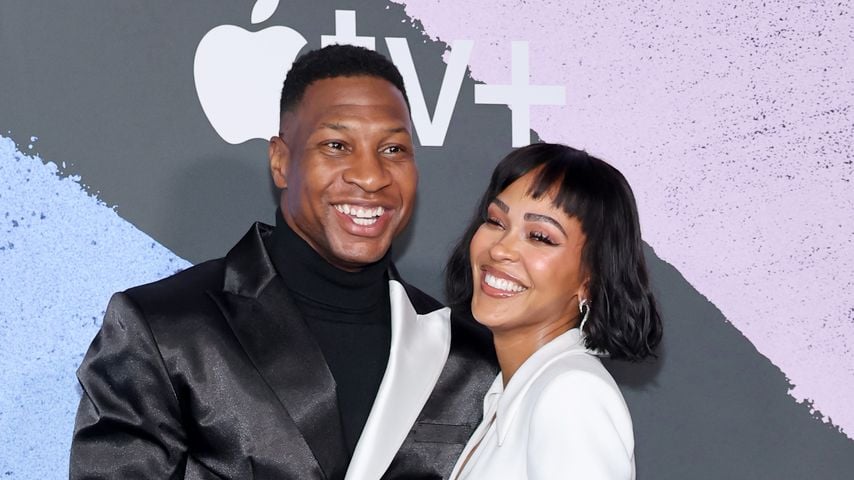 Jonathan Majors und Meagan Good im März 2025