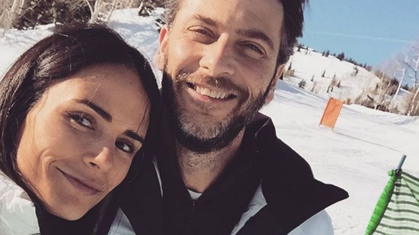 Jordana Brews und ihr Mann Andrew Form im Skiurlaub