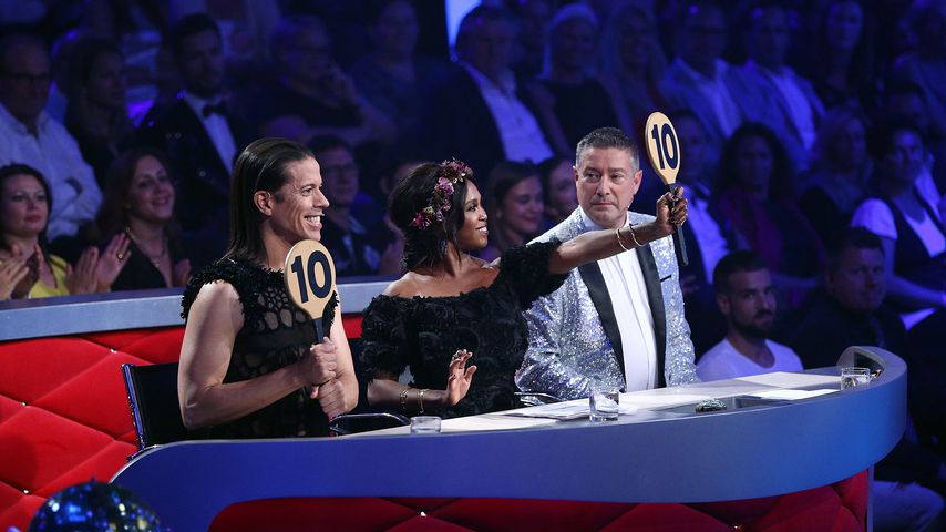 Jorge Gonzalez, Motsi Mabuse und Joachim Llambi beim "Let's Dance"-Finale 2017