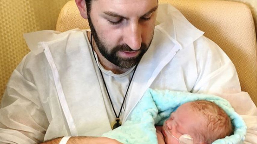 Josh Kelley mit Baby Joshua Bishop Kelley