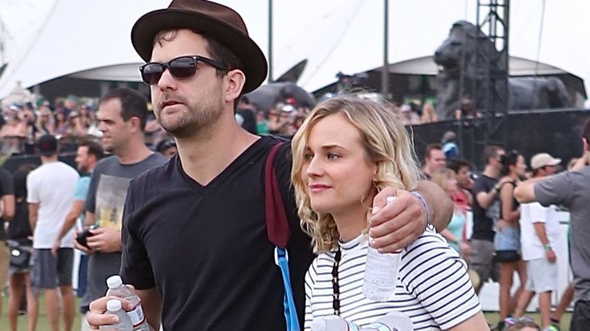 Diane Kruger und Joshua Jackson auf dem Coachella Festival