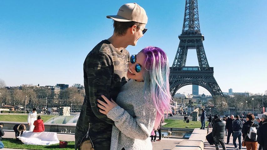 Julian Claßen und Bibi Heinicke in Paris