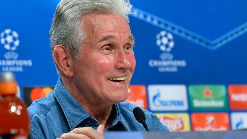 Jupp Heynckes bei einer FC-Bayern-Pressekonferenz
