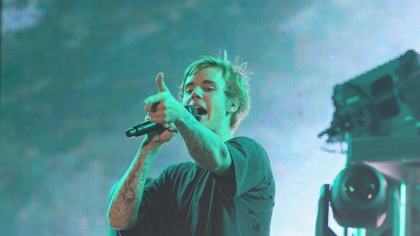 Justin Bieber bei einem Konzert